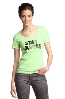 T-Shirt &acute;Teasi` mit Rundhals-Ausschnitt