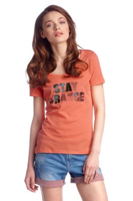 T-Shirt &acute;Teasi` mit Rundhals-Ausschnitt