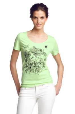 Printed-T-shirt with a round neckline 'Tausa'
