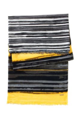 Cotton-silk blend scarf 'Women-Z 414'