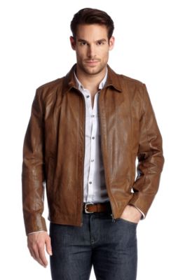 Genuine goatskin leather jacket 'Garrin1'