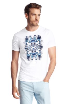 T-shirt with large chest print 'Lecco 84'