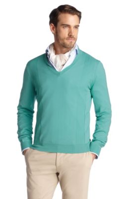 Pure cotton, knit sweater 'Banco'