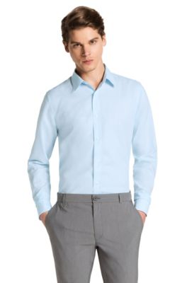 Slim fit casual shirt with Kent collar 'Elisha'
