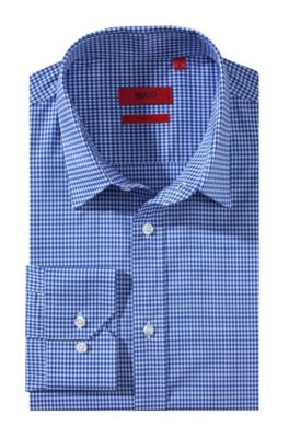 Slim fit business shirt with Kent collar