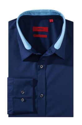 Slim fit shirt with Kent collar 'Etoni'