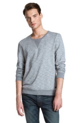 Round neck sweatshirt in blended cotton 'Dalomon