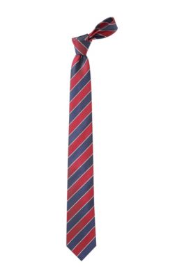 Krawatte &acute;Tie 7,5 cm` mit Blockstreifen