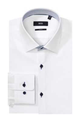 Business shirt with a shark collar 'Juri'
