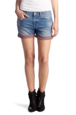 Blended cotton denim hotpants 'Latjana'