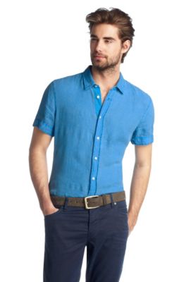 Slim-Fit Freizeit-Hemd &acute;Cliffi` mit Kentkragen