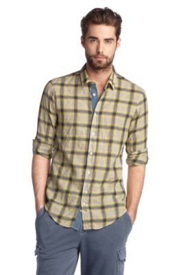 Slim fit casual shirt with Kent collar 'Cliff'