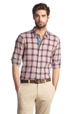 Slim fit casual shirt with Kent collar 'Cliff'