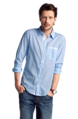 Chemise d&eacute;tente de coupe Slim Fit, CielobuE