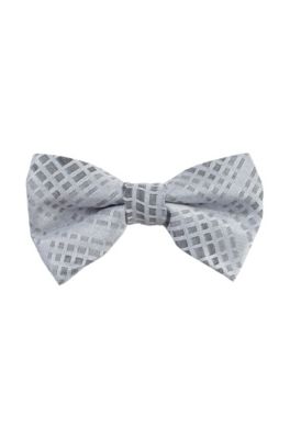 Strik &acute;Big bow tie` van een zijdemix, van HUGO