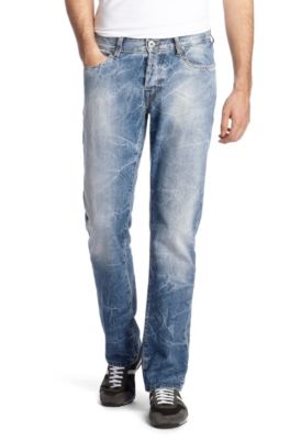 Blue denim jeans 'Orange25 zone'