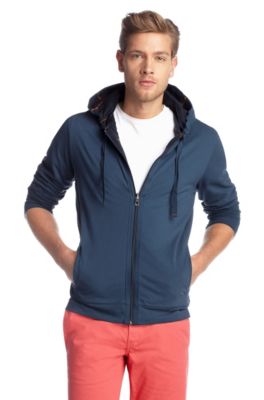 Reversible sweatshirt jacket in cotton 'Zepter 1