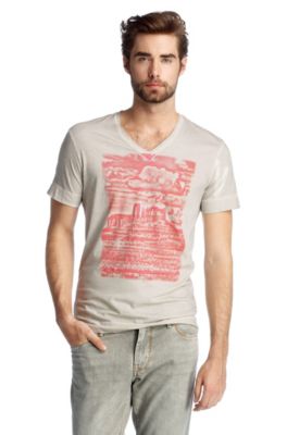 V-neck T-shirt 'Taragon 1'