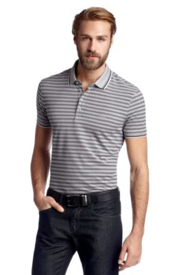 Striped polo shirt 'Ancona 07 Modern Essential'