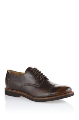 Lace-up &acute;Temei` van rundleer in vintage-look