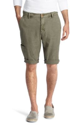 Pure linen Bermudas 'Stimo-Shorts-D'