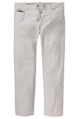 Chino-style trousers in pure cotton 'Maine-10'