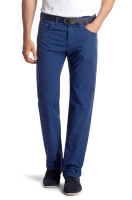 Chino-style trousers in pure cotton 'Maine-10'