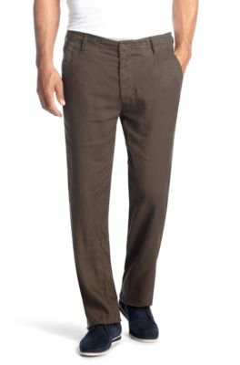 Pure linen trousers 'Callum-D'