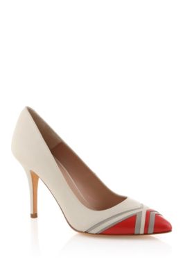 Smooth calfskin leather pump 'Miris'