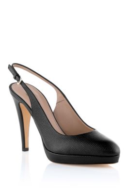 Printed calfskin leather pump 'Elissa-K'