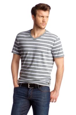 V-neck T-shirt 'Tryout'