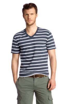 V-neck T-shirt 'Tryout'