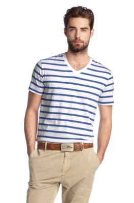 V-neck T-shirt 'Tryout'
