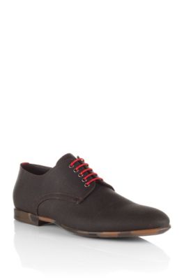 Chaussures Derby en textile cir&eacute;, Passio