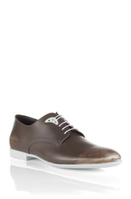Chaussures Derby en cuir de vachette, Pabio