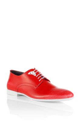 Chaussures Derby en cuir de vachette, Pabio