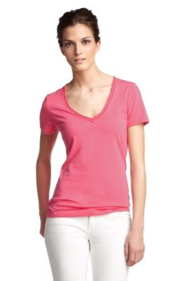 T-shirt &agrave; encolure en V, Vienis