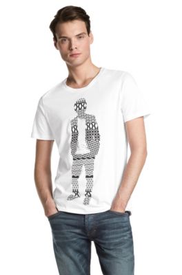 Round neck T-shirt 'Detno'