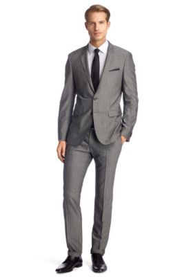 Suit made of textured new wool 'Ryan1/Win1'