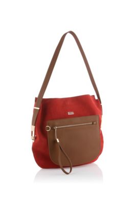 Suede hobo bag 'Camillie'