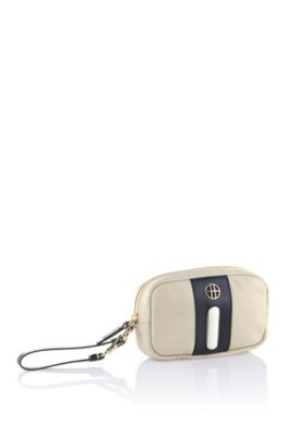 Lamb lamb leather blend wash bag 'Helary'