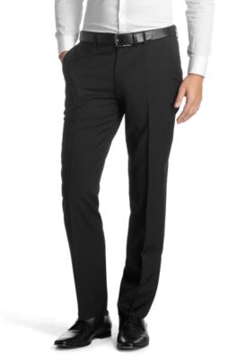 Suit trousers with pressed pleats 'Shark4'
