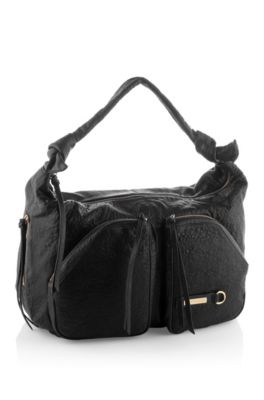 Lamb leather hobo bag 'Maiah'