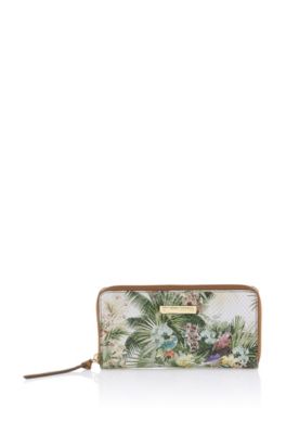 Long wallet made of printed calfskin 'Tess-T'