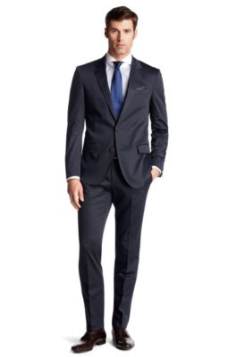 Slim-Fit Anzug &acute;Huge2/Genius1` aus Baumwoll-Mix