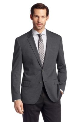 Jersey tailored jacket in pure cotton 'Hadley'