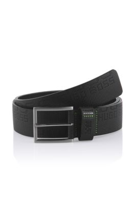 Lasered cowhide belt 'Terston'