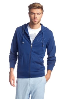Sweatshirt jacket made of pure cotton 'Saggos'
