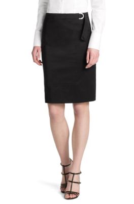 Cotton blend pencil skirt 'Rowine'