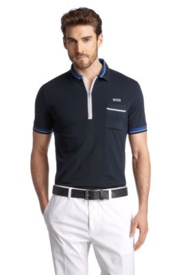 Zip-up polo shirt 'Philix'